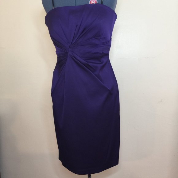 Maggy London NWT Purple Jewel Tone Strapless  Formal Dress Size 12 - Picture 1 of 9